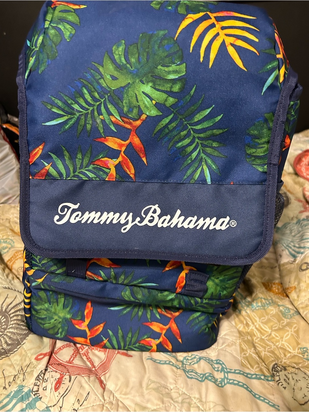 Tommy Bahama Tropical Print Backpack Cooler new